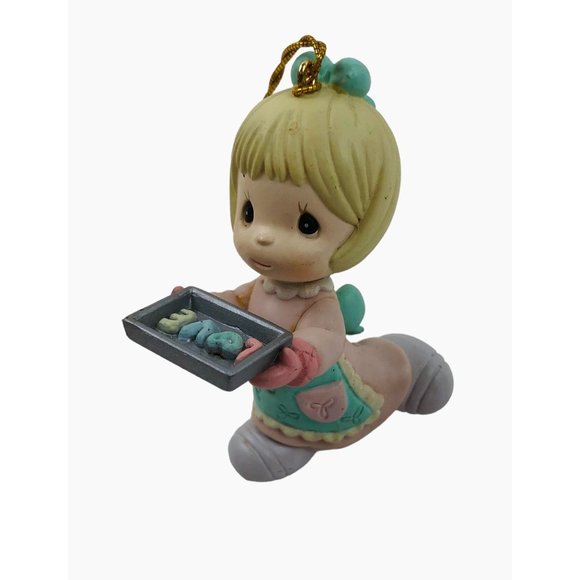 Precious Moments 2 Ornaments Home For The Holidays Enesco Plastic Vintage Boxed - Picture 6 of 10